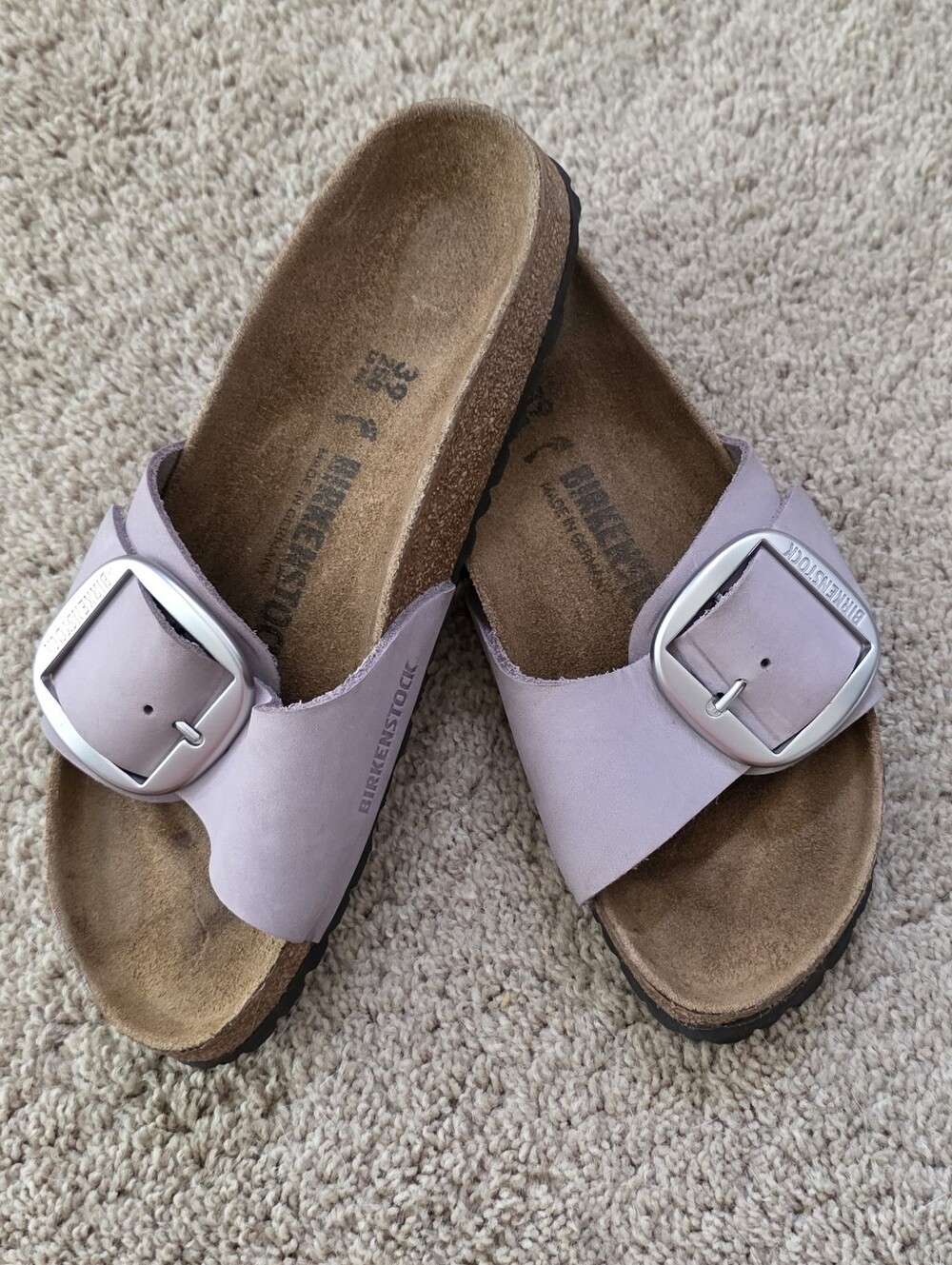 Birkenstock Madrid Big Buckle Slide - Lavender 39